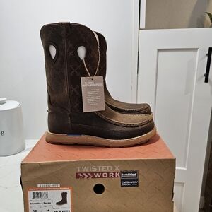 Twisted X Dark Brown Work Boots